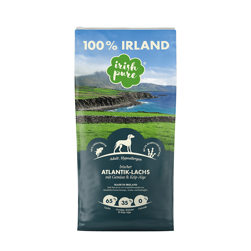 12 kg Trockenfutter Atlantik-Lachs Irish Pure