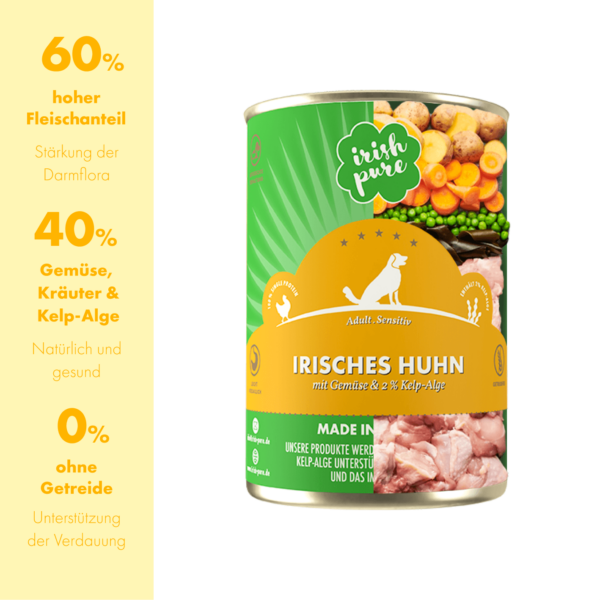 Irisches Huhn mit Gemüse & Kelp-Alge <span id="ageflag">, Adult </span> – Bild 8