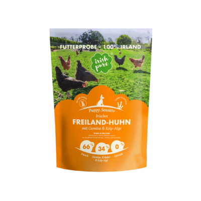 Eine Packung 100 g Puppy Futterprobe