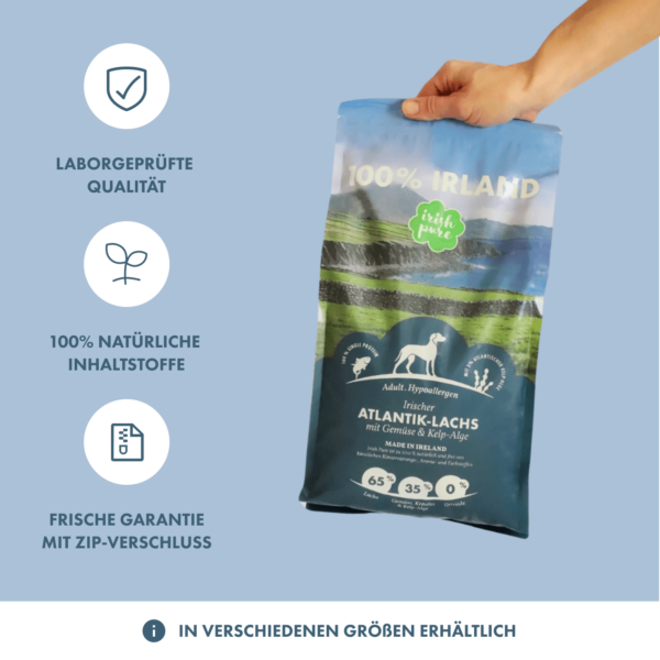 Irischer Atlantik-Lachs mit Gemüse & Kelp-Alge <span id="ageflag">, Adult </span> – Bild 5