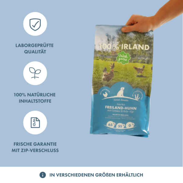 Irisches Freiland-Huhn mit Gemüse & Kelp-Alge <span id="ageflag">, Junior </span> – Bild 5