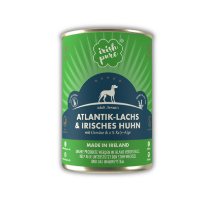 Abbildung einer Nassfutterdose Lachs von Vorne