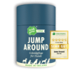 Jump Around von Irish Pure wurde von "DOGORAMA" mit 4,7 von 5 Pfoten als "sehr gut" bewertet.